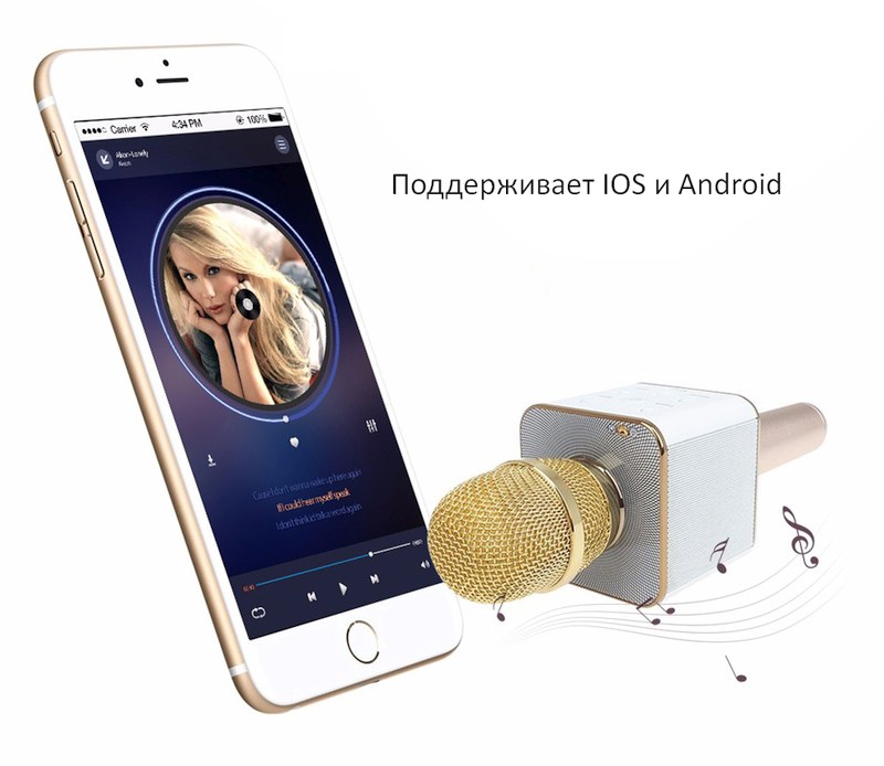 ÐеÑпÑоводной микÑоÑон Ð´Ð»Ñ ÐºÐ°Ñаоке Ñ Ð´Ð¸Ð½Ð°Ð¼Ð¸ÐºÐ°Ð¼Ð¸