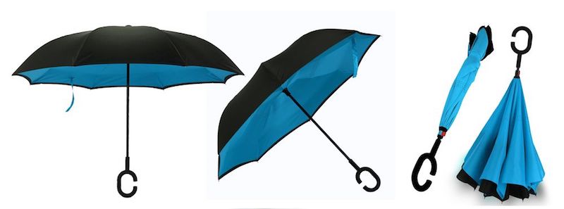Обратный зонт 