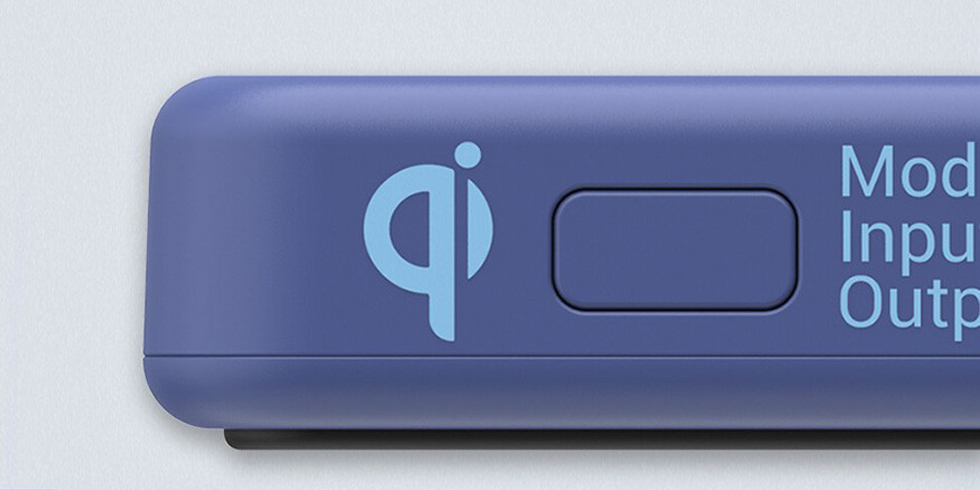 Беспроводное зарядное устройство Xiaomi Rui Ling Power Sticker (2600 mAh, голубой)