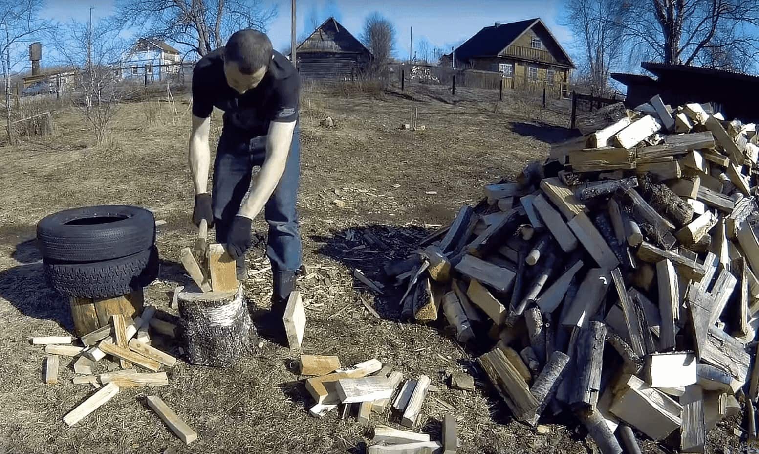 как колоть дрова правильно
