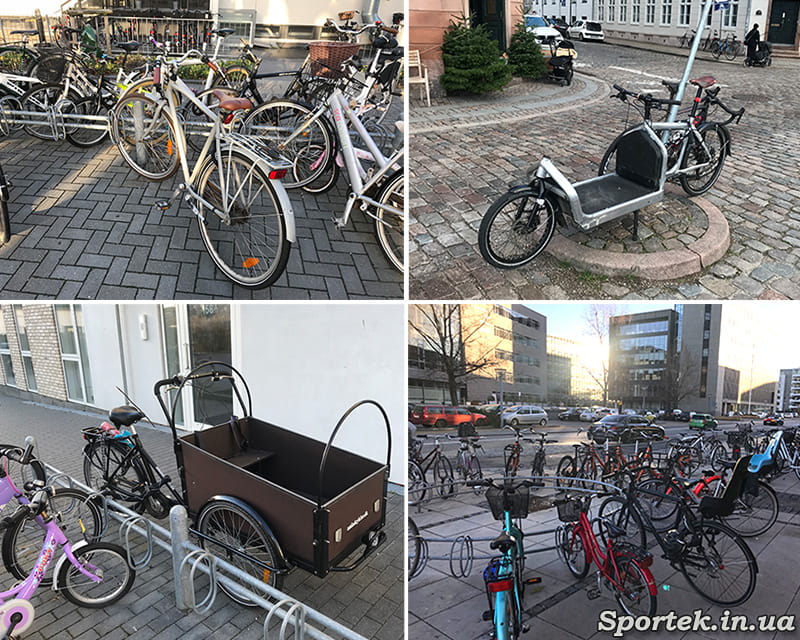 Велосипедні стоянки в Копенгагені