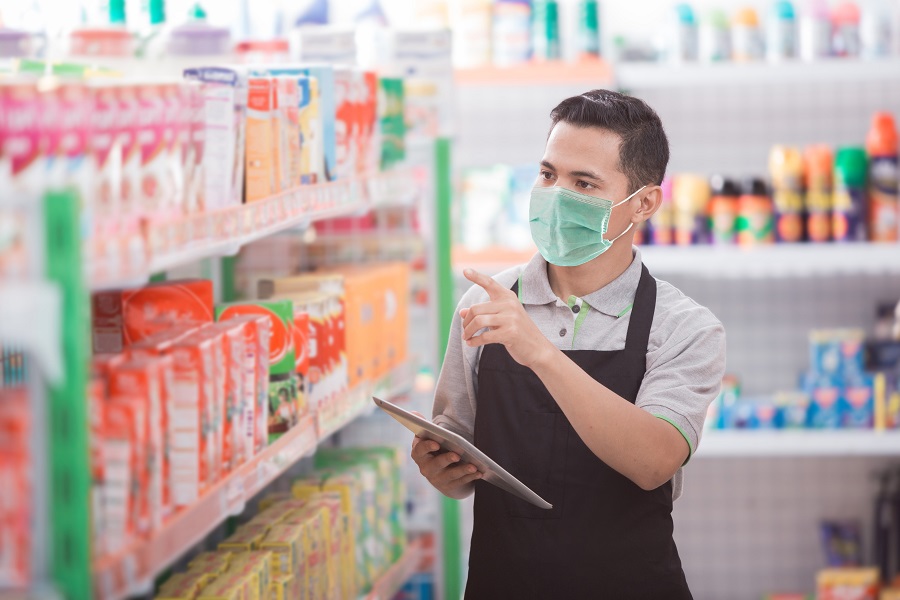 проверка в продуктовом магазине