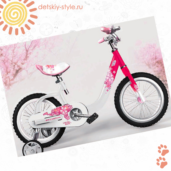 велосипед royal baby sakura, steel 14, купить, цена, велосипед роял беби sakura steel 14, велосипед для девочек, 14 дюймов, заказать, стоимость, доставка по россии, заказ