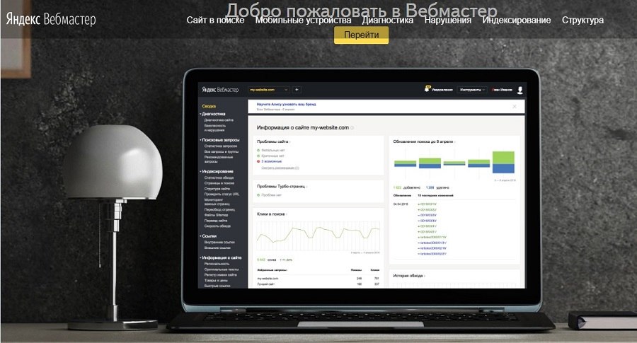 Сервис «Яндекс.Вебмастер 