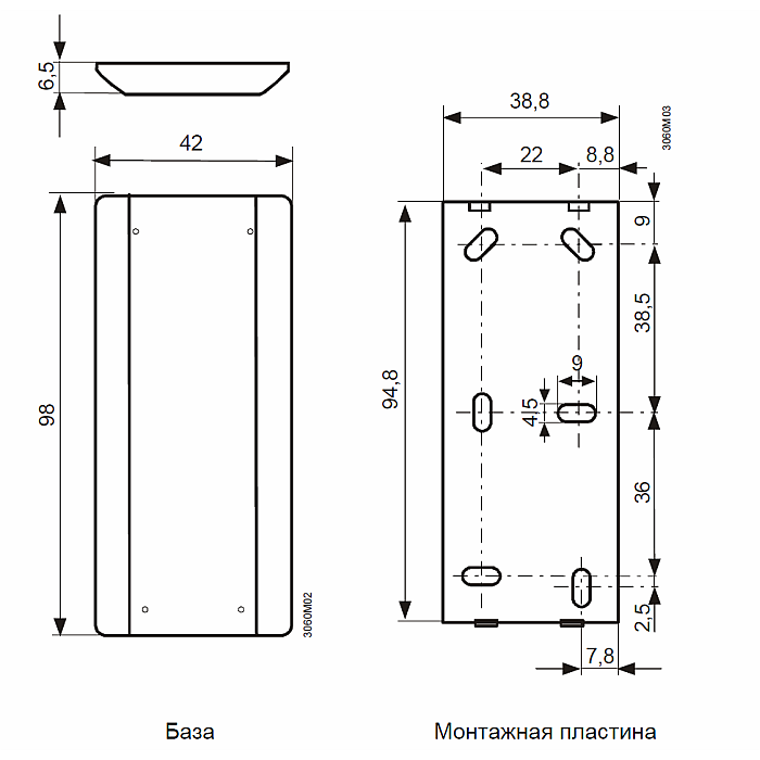 Размеры Siemens IRA211