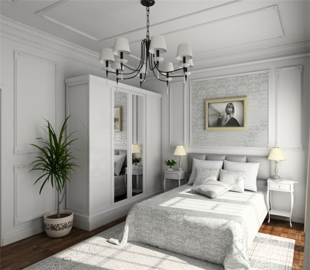 Интерьерные стили для белой спальни