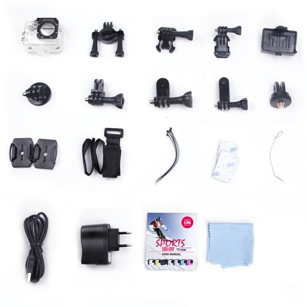 Экшн-Камера Sjcam SJ4000 желтая купить по выгодной цене оптом и в розницу с доставкой в Москве