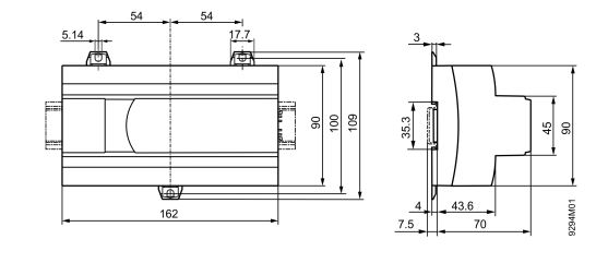 Размеры Siemens PXG3.W100