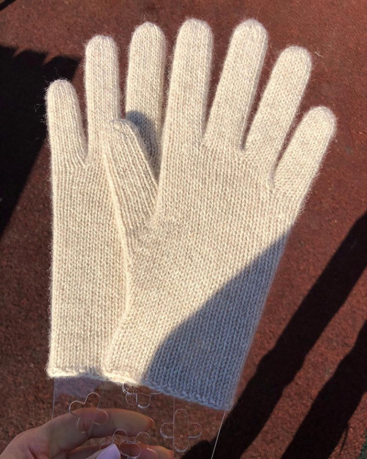 перчатки из монгольского кашемира