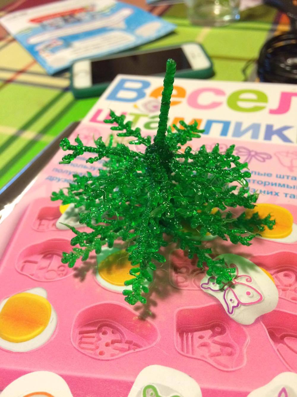 Снежинка 3D ручкой