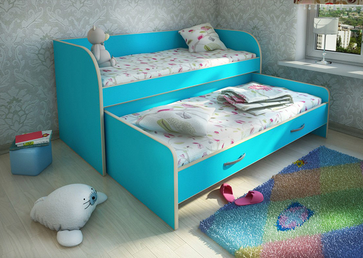 Кровати для детей от 2 низкие с бортами