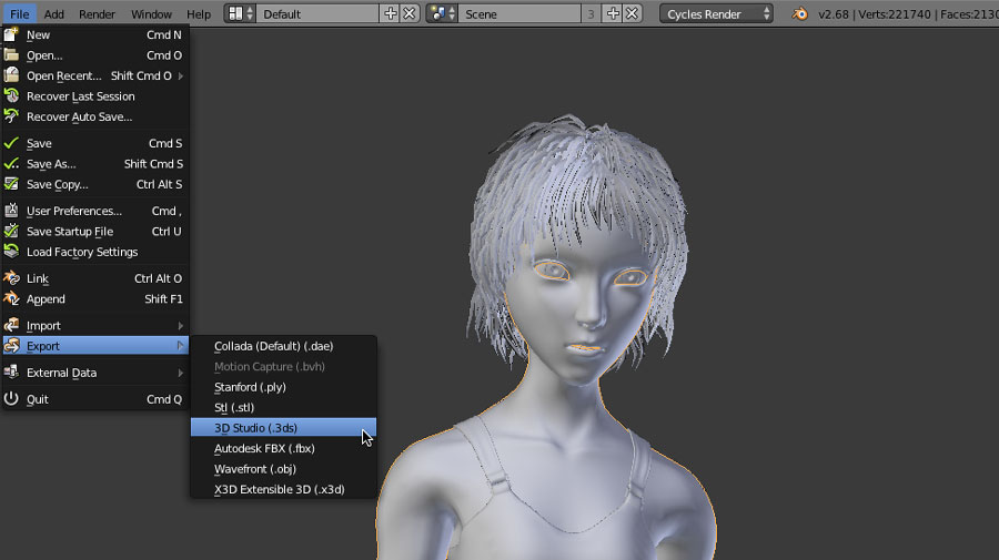 Blender 3D 3.6.5 for mac download