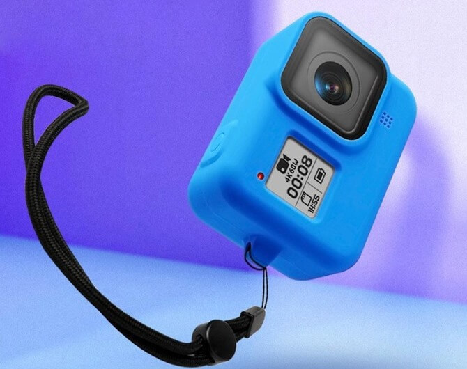 Силиконовый чехол с ремешком для камеры GoPro HERO8 (Sleeve + Lanyard) Силиконовый чехол с ремешком для камеры GoPro HERO8 (Sleeve + Lanyard)