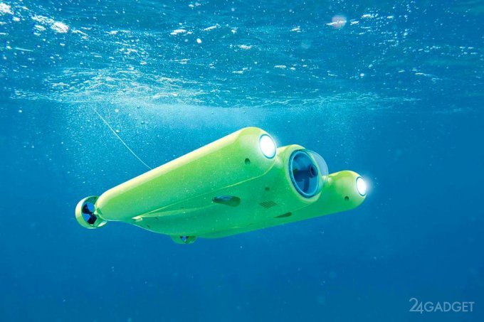 Подводный дрон Gladius для видеосъемки морских глубин Подводный дрон Gladius для видеосъемки морских глубин