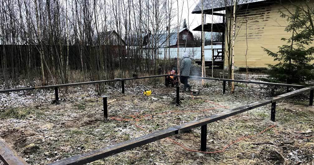 Замена столбчатого фундамента на сваи Замена столбчатого фундамента на сваи