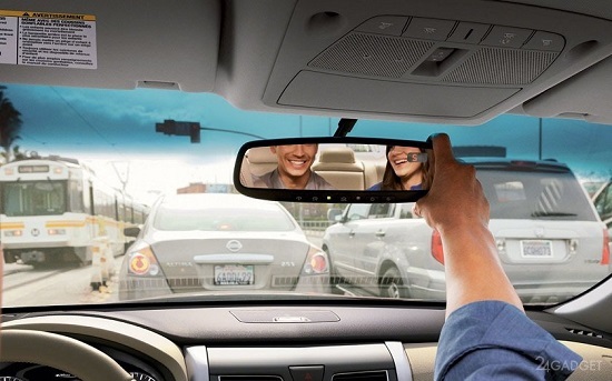 Xiaomi Smart Rearview Mirror - умный видеорегистратор-зеркало заднего вида для автомобиля Xiaomi Smart Rearview Mirror - умный видеорегистратор-зеркало заднего вида для автомобиля
