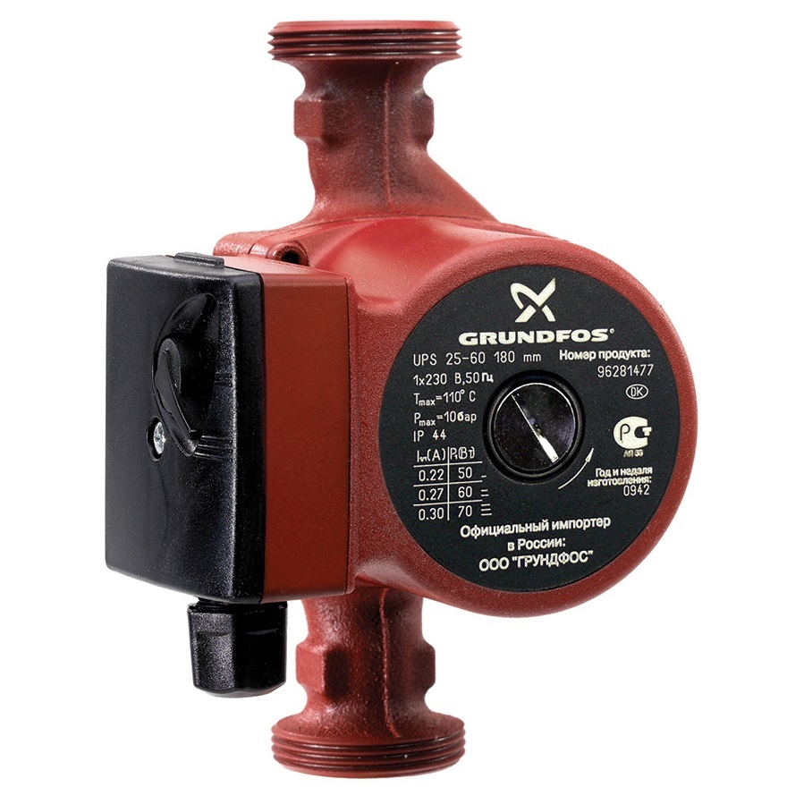 Циркуляционные насосы Grundfos UPS 100 с гайками – купить по лучшей ...