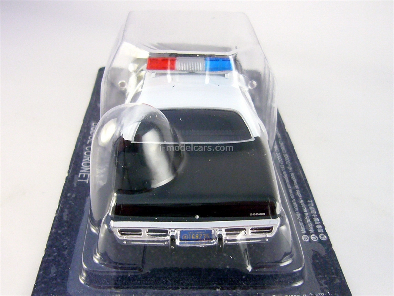 Dodge Coronet 1//43 Police car Los Angeles