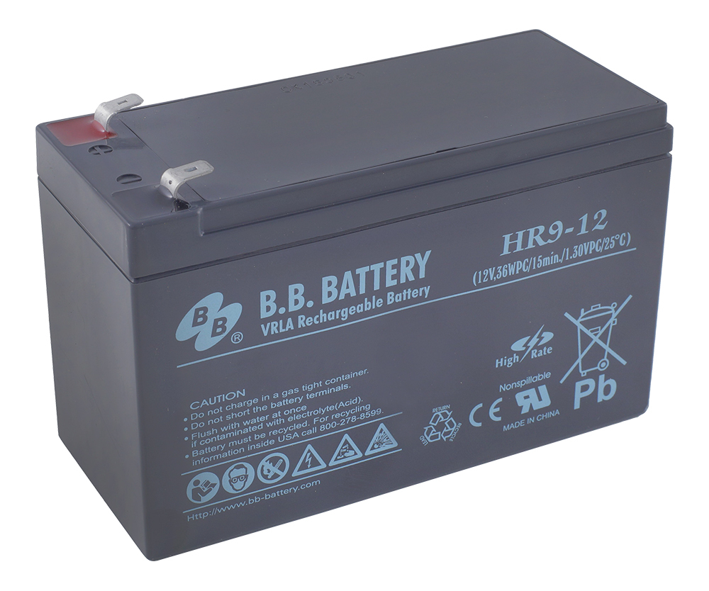 Купить аккумулятор B.B.Battery HR9-12 с доставкой по РФ | Цены от UPS-LAB