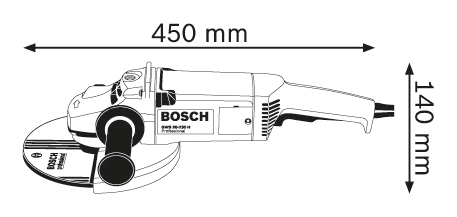 Болгарка BOSCH GWS 20-230H Professional
