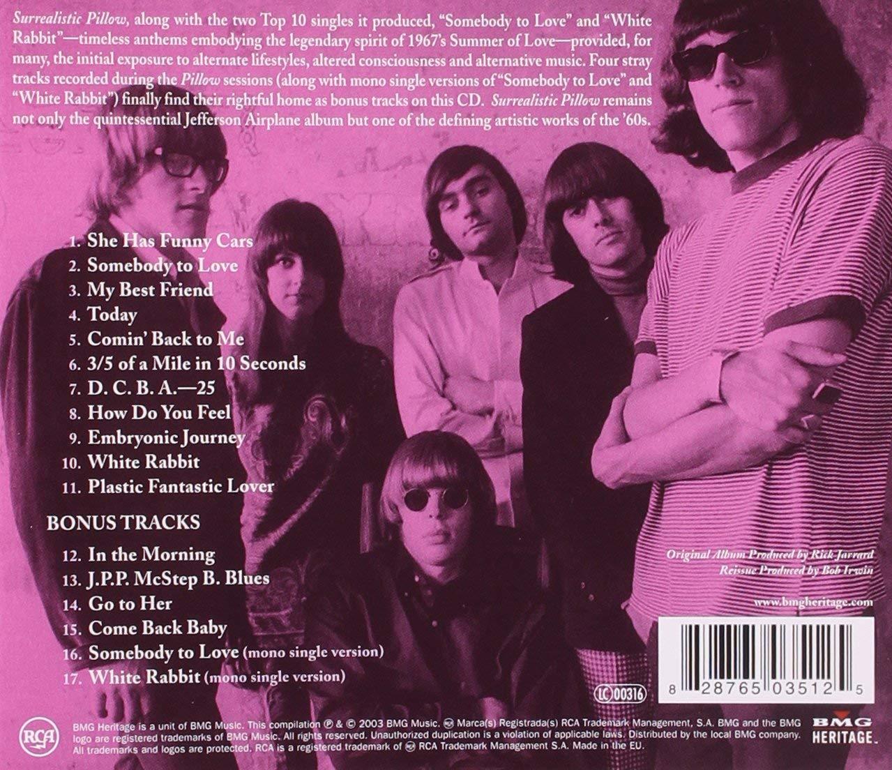 Jefferson Airplane Surrealistic Pillow Kupit Na Audio Kompakt