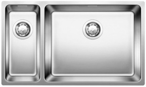 Кухонная мойка Blanco ANDANO 500/180-U, правая, без клапана-автомата, нержавеющая сталь