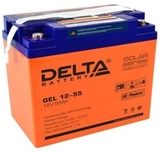 Аккумулятор Delta GEL 12-55 ( 12V 55Ah / 12В 55Ач ) - фотография Аккумулятор Delta GEL 12-55 ( 12V 55Ah / 12В 55Ач ) - фотография