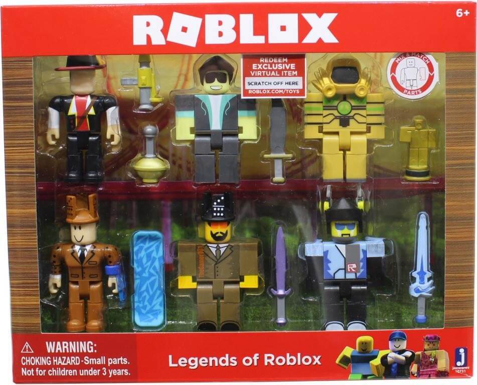 Roblox 6 Figure Multipack Assorted - de dominus dominos roblox