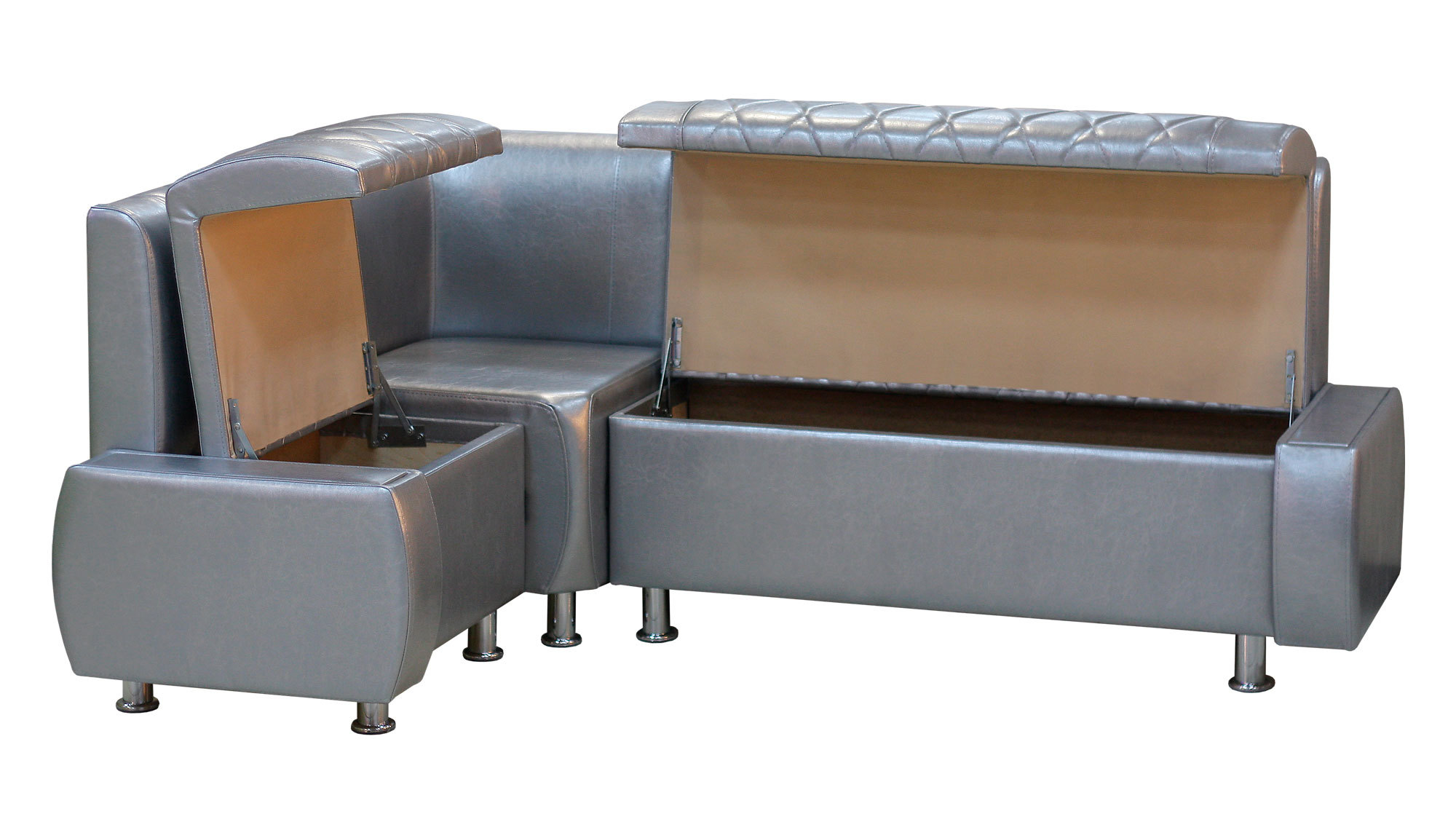 кухонный уголок с ящиками без стола