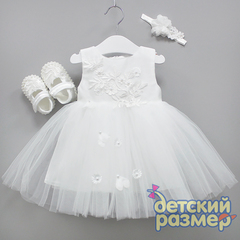 Платье + пинетки и повязка