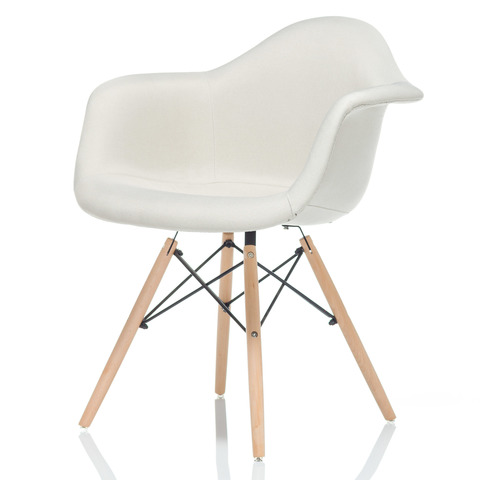 Прозрачный стул eames daw