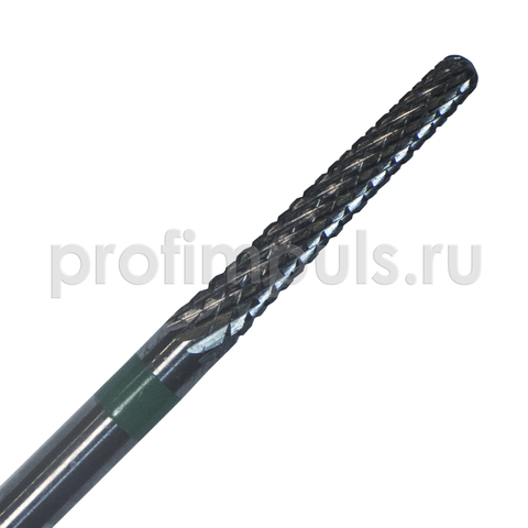 406202 Фреза твердосплавная конус закругленный крупная насечка