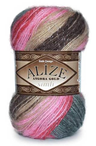 Angora Gold Batik Simli (alize)