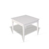 Стол кухонный KENNER Т900, раздвижной, стекло белое, подстолье белое
