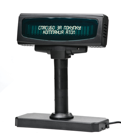 Дисплей покупателя АТОЛ PD-2100C, USB, зеленый светофильтр