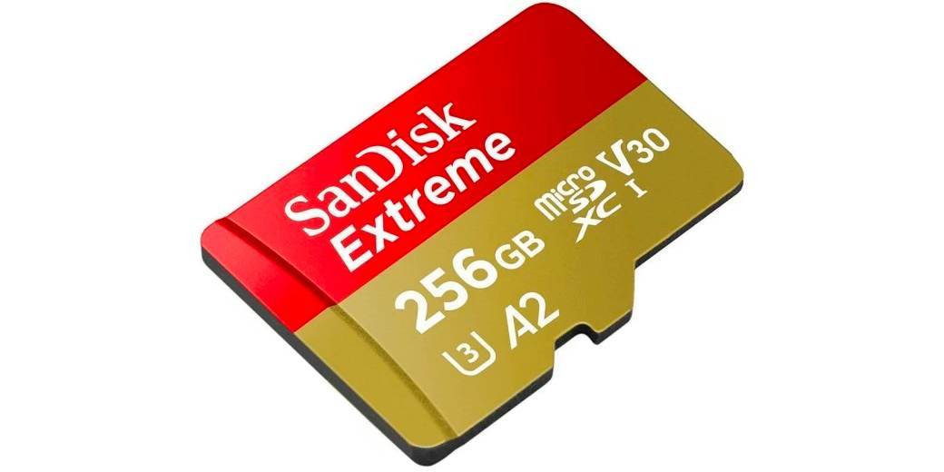 Купить карту памяти MicroSDXC SanDisk 256GB Class 10 UHS-I A2 C10 V30 U5 Extreme + SD адаптер 160MB/s