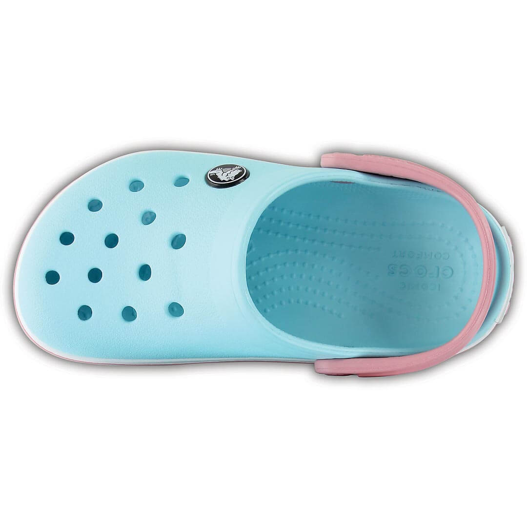 ice blue crocs size 6