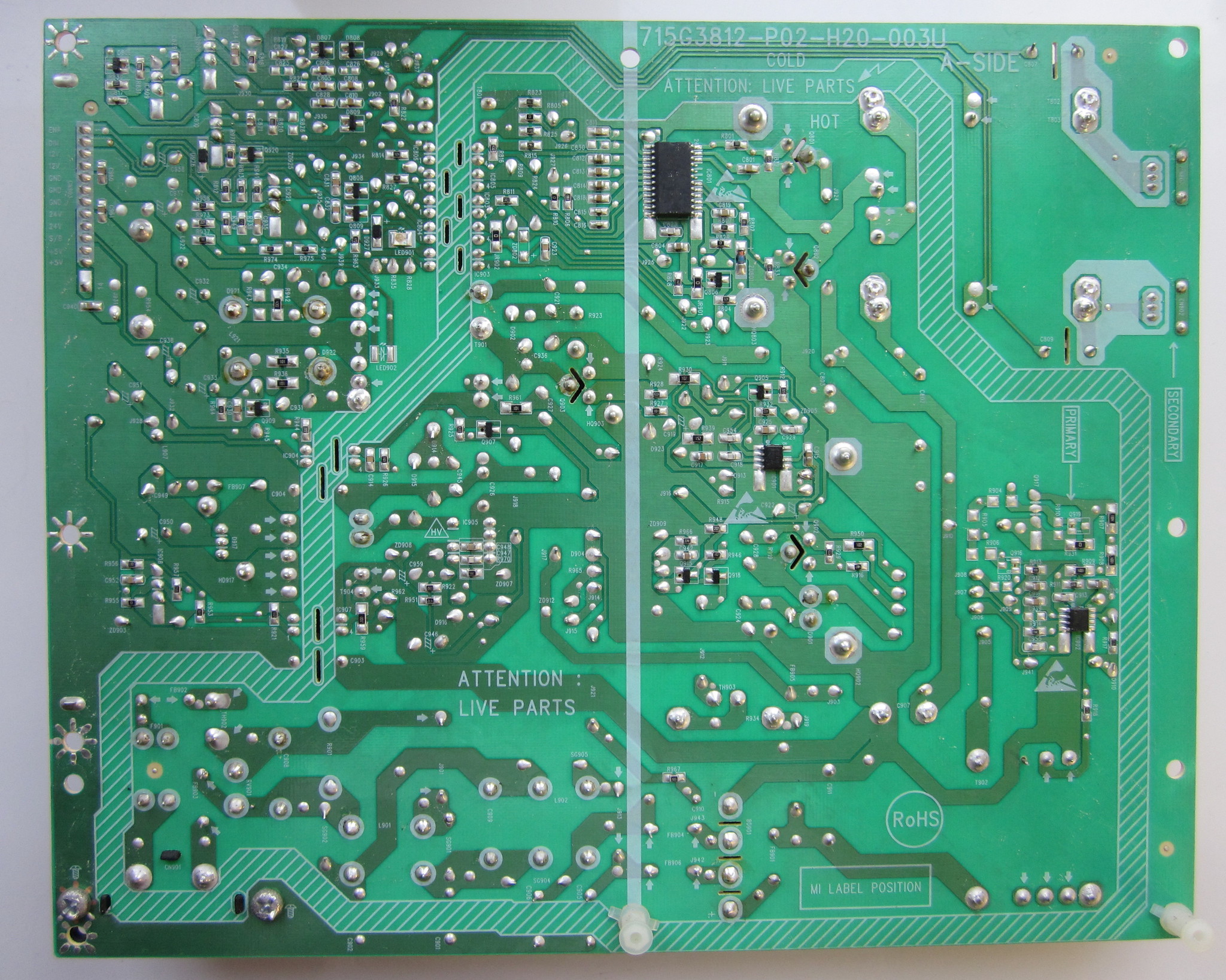 715g3812 p02 h20 003d блока питания нет запуска