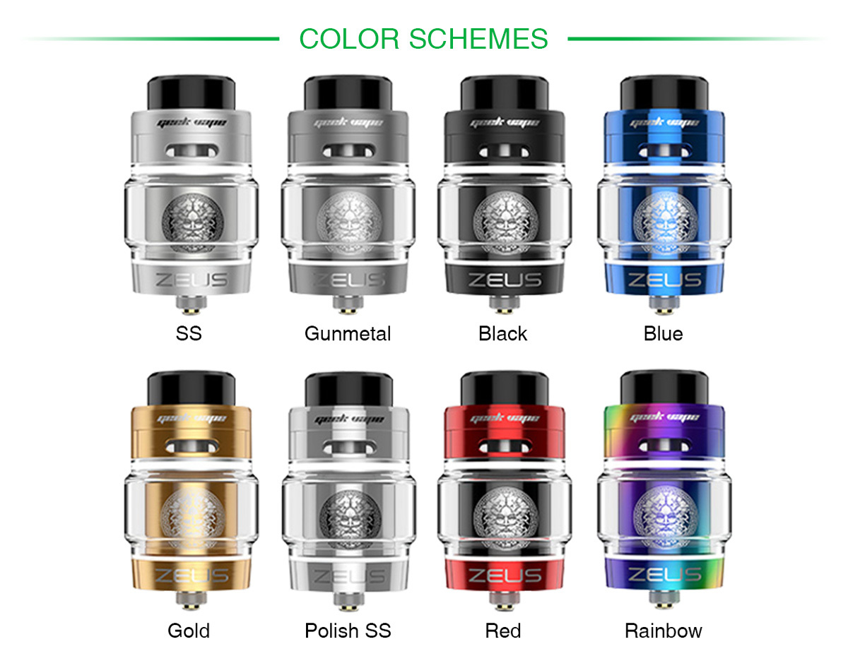 Бак Geek Vape Bubble Glass Zeus Dual RTA