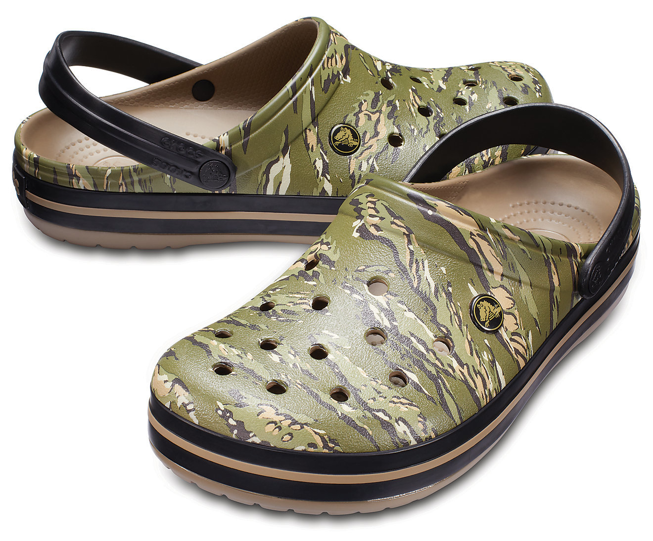 camo crocs