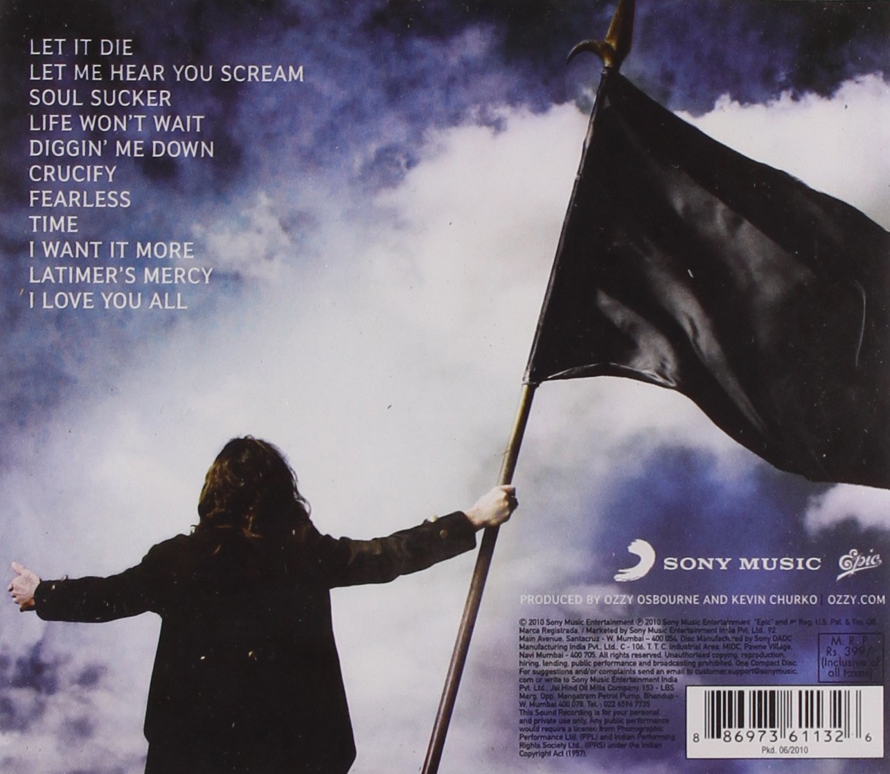 Ozzy Osbourne "Scream" купить на аудио компакт-диске | Интернет-магазин