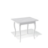 Стол KENNER 900С, кухонный, стекло, раздвижной, белый