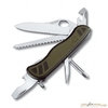 Нож перочинный Victorinox Military 111мм 10 функций с фикс зеленый (0.8461.MWCH)