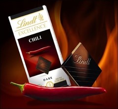 Lindt Excellence Chilli Dark Chocolate, 100g