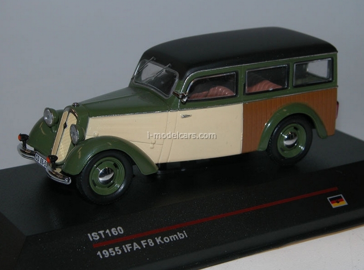 Model Cars Ifa F8 Kombi Green Black 1955 Ist160 Ist Models