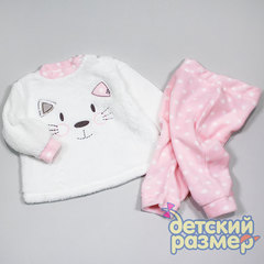Костюм (брючки флис, верх велсофт)