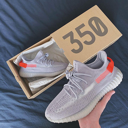 yeezy 350 grau orange