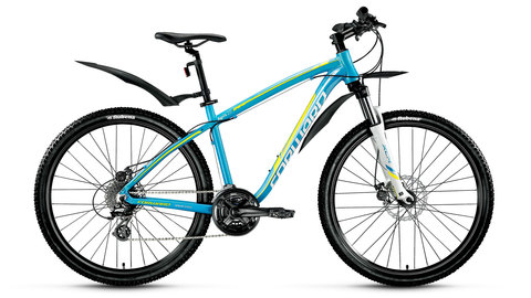 Forward Agris Lady 27.5 2.0 disc (2016) синий с желтым