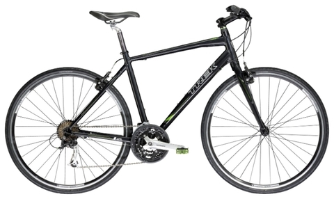Trek 7.3 FX (2014) черный с зеленым