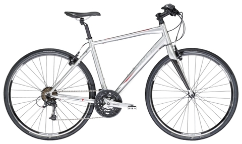Trek 7.4 FX (2014) серый с белым